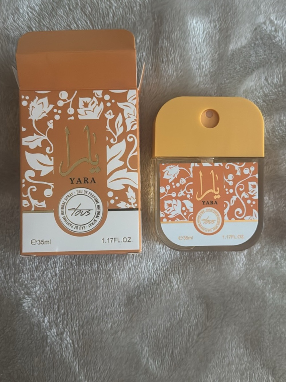 Yara Eau de Parfum 35ml - Orange & White Bottle